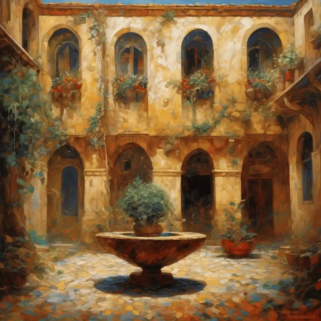 Courtyard in Nork – Gohar Fermanyan