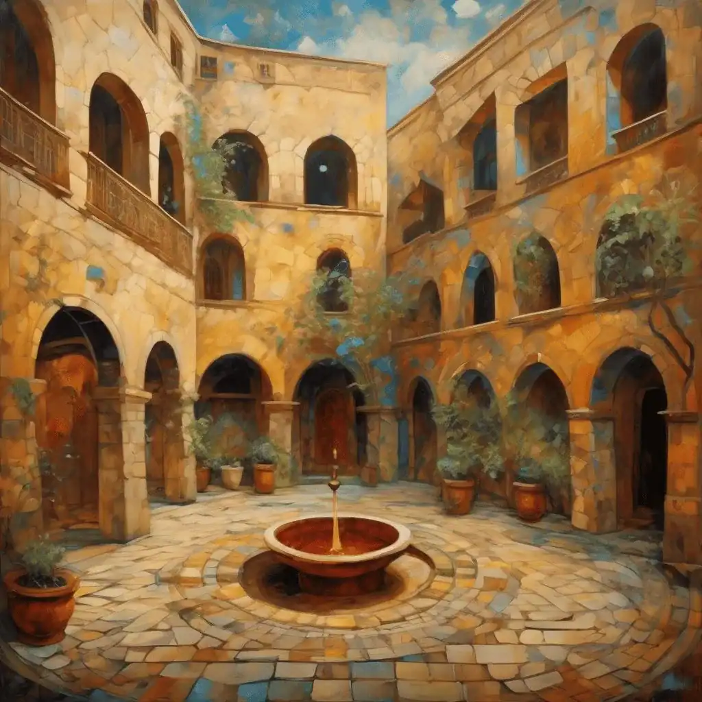Courtyard in Nork – Gohar Fermanyan