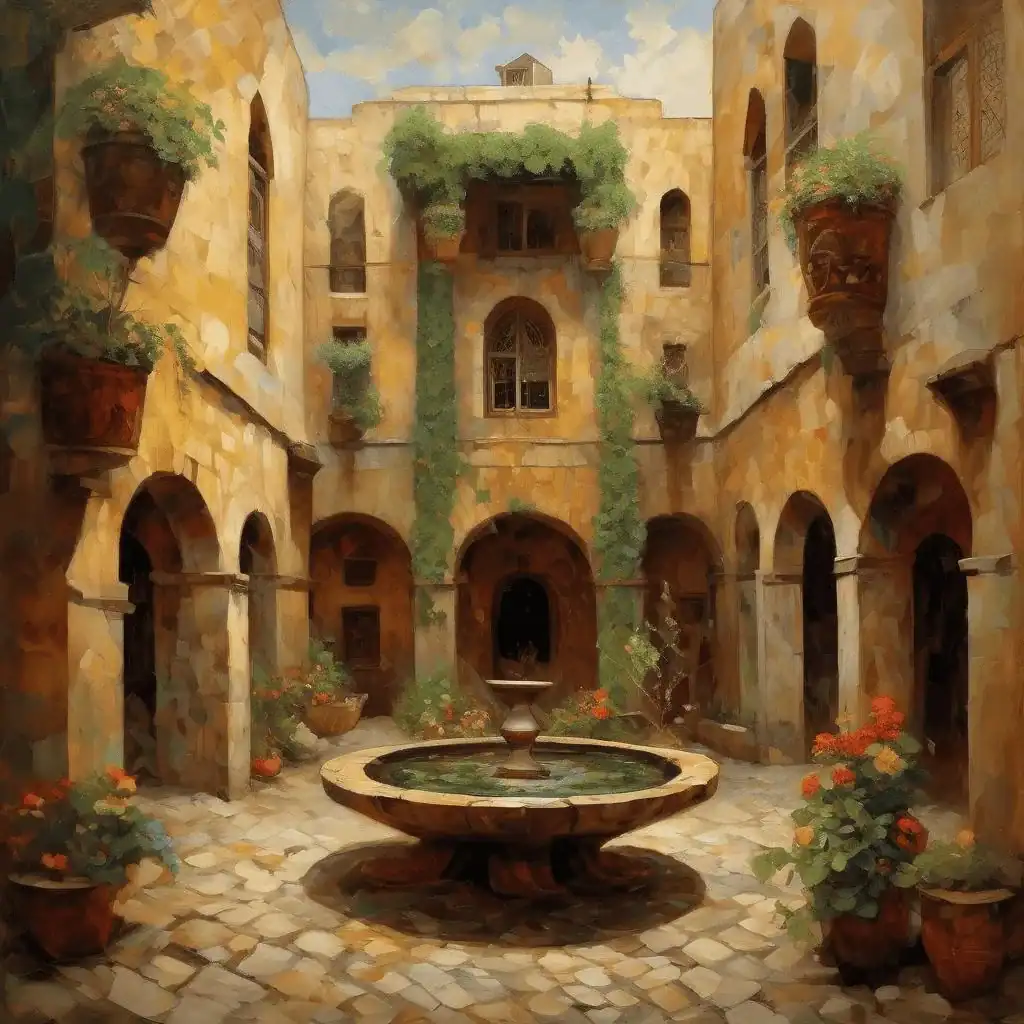 Courtyard in Nork – Gohar Fermanyan