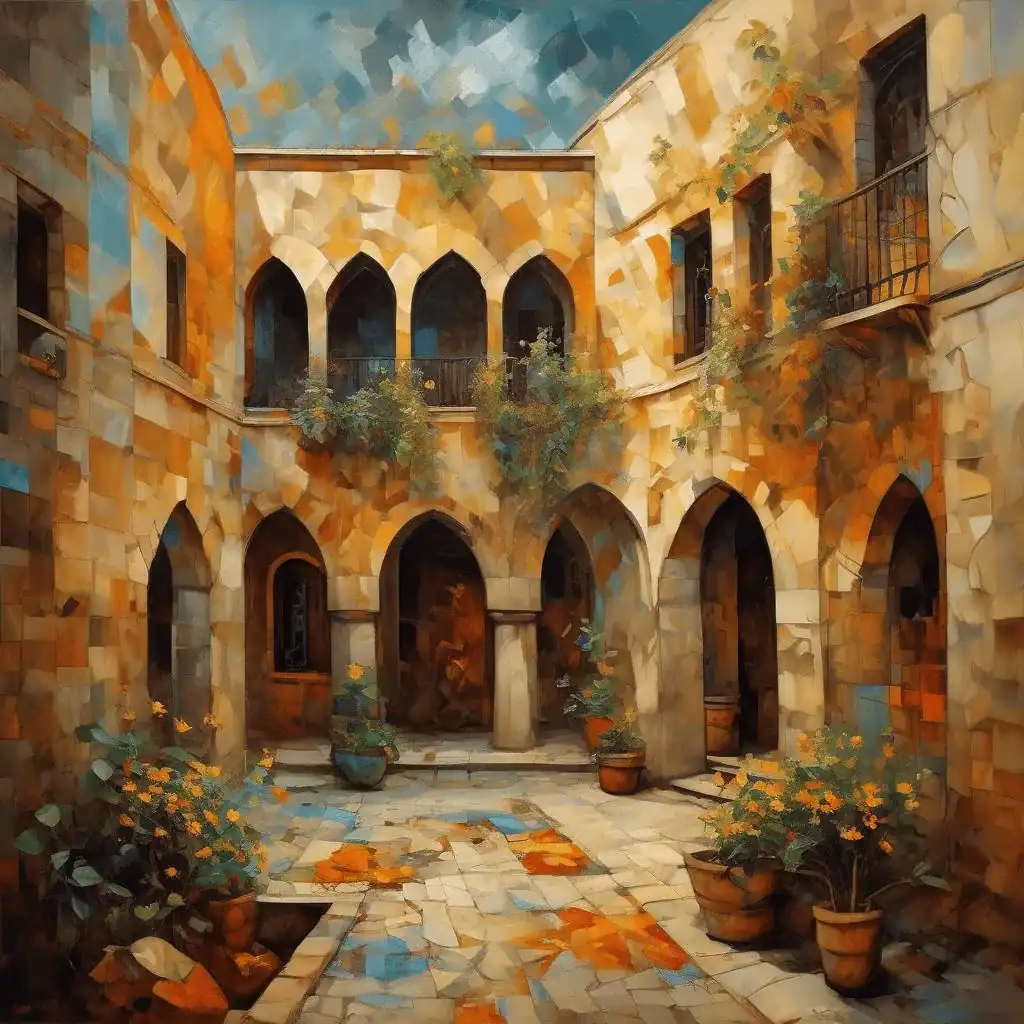 Courtyard in Nork – Gohar Fermanyan