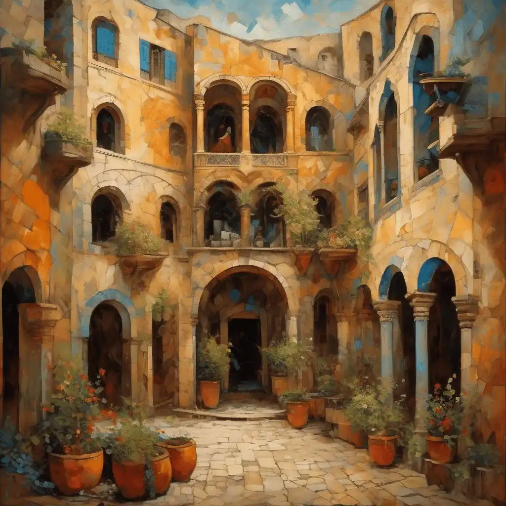 Courtyard in Nork – Gohar Fermanyan