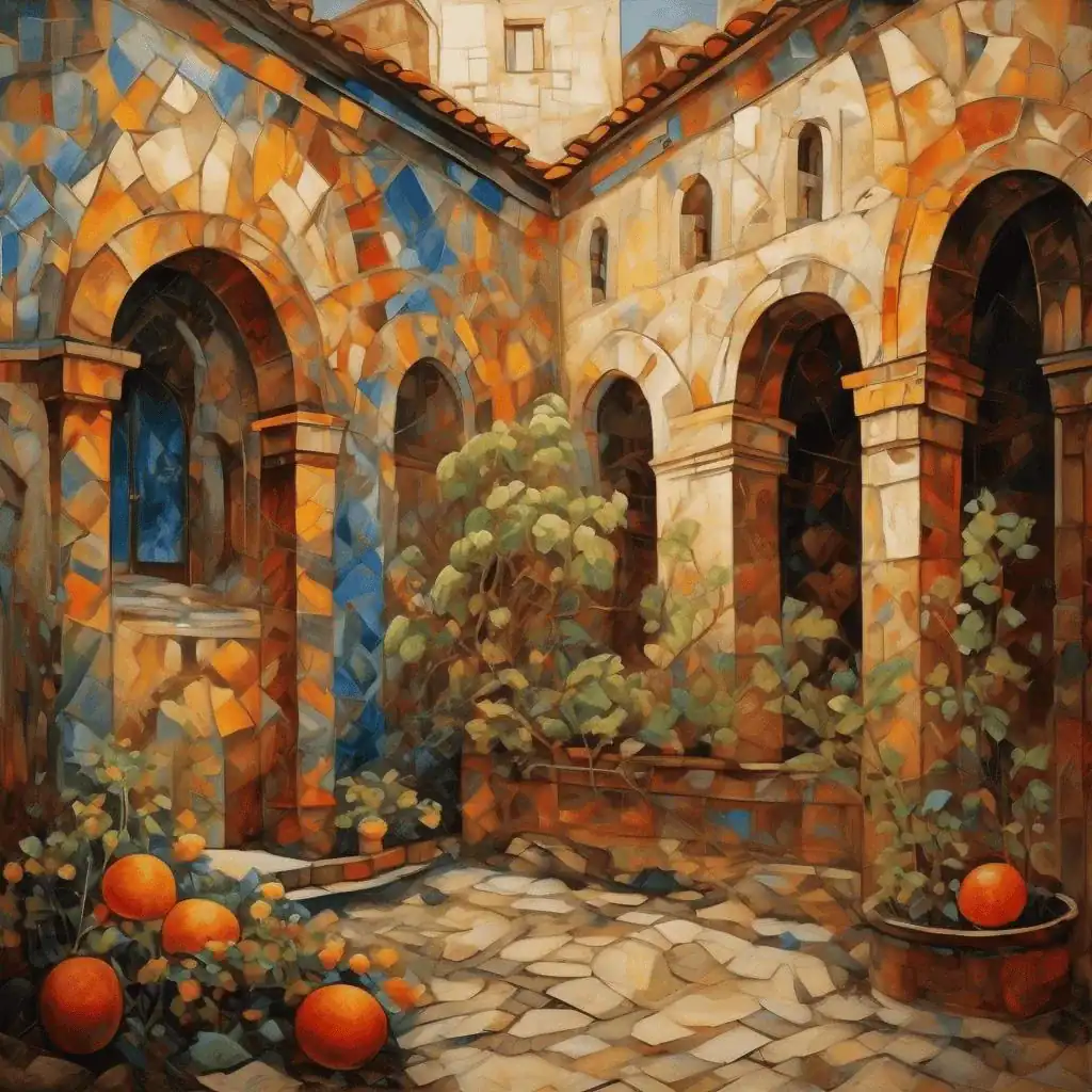 Courtyard in Nork – Gohar Fermanyan