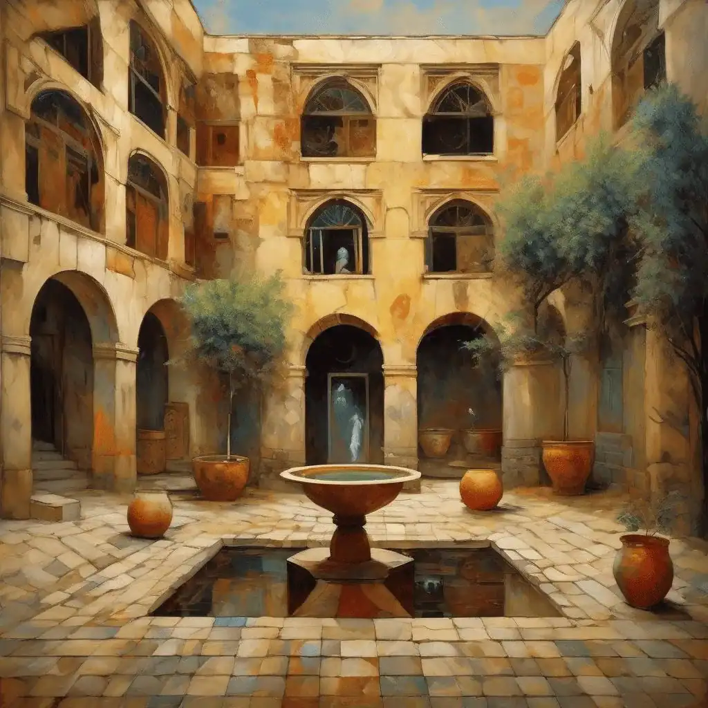 Courtyard in Nork – Gohar Fermanyan
