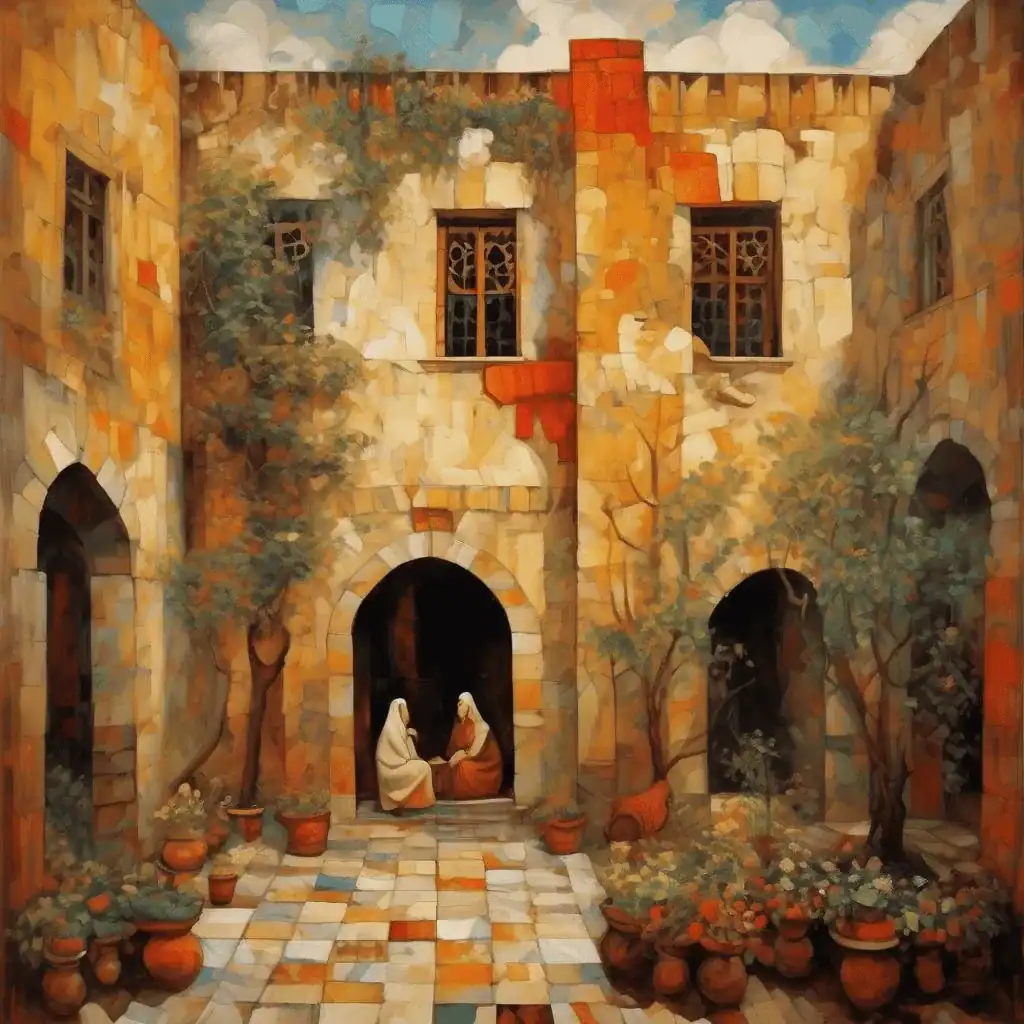 Courtyard in Nork – Gohar Fermanyan