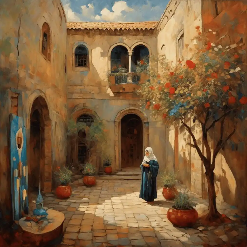 Courtyard in Nork – Gohar Fermanyan