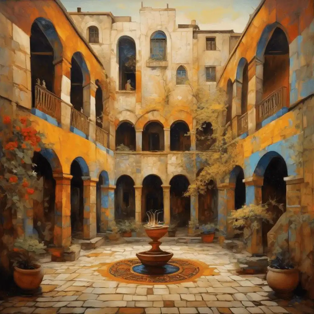 Courtyard in Nork – Gohar Fermanyan