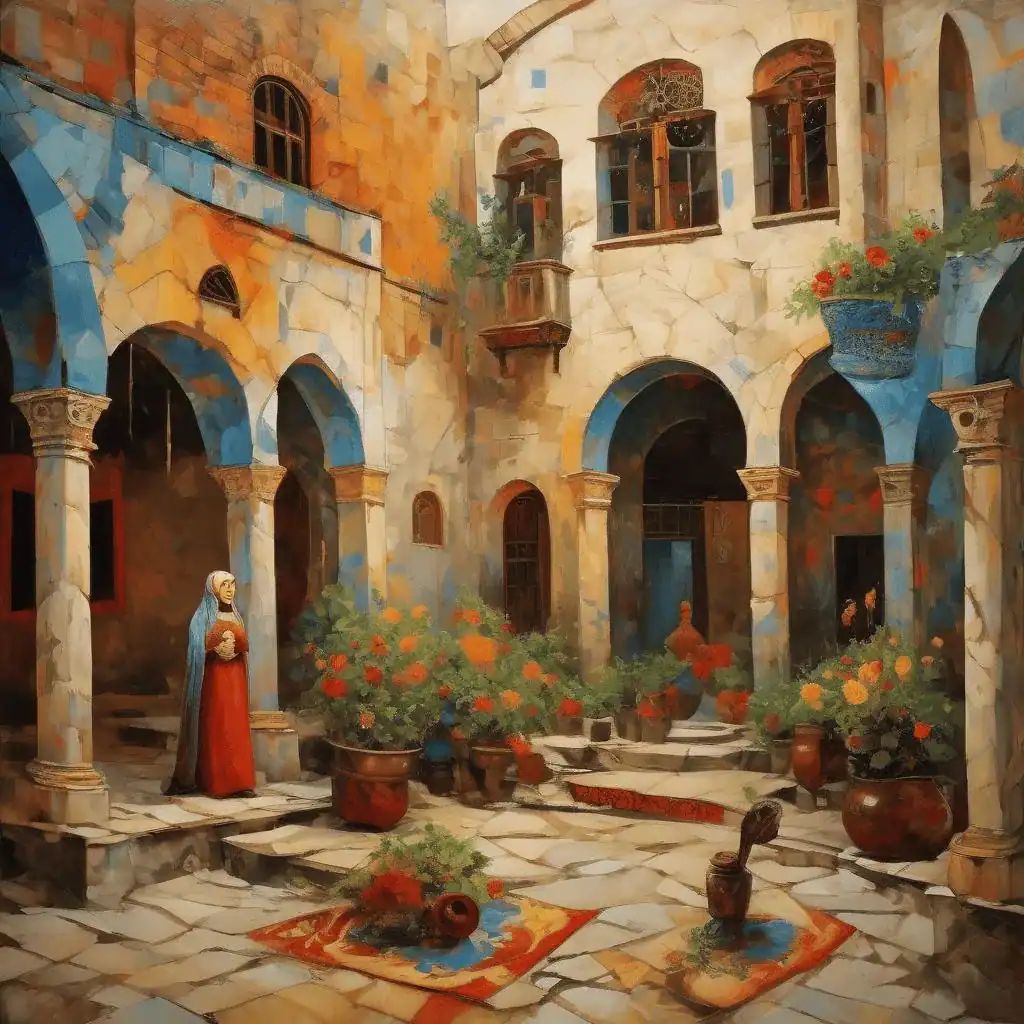 Courtyard in Nork – Gohar Fermanyan