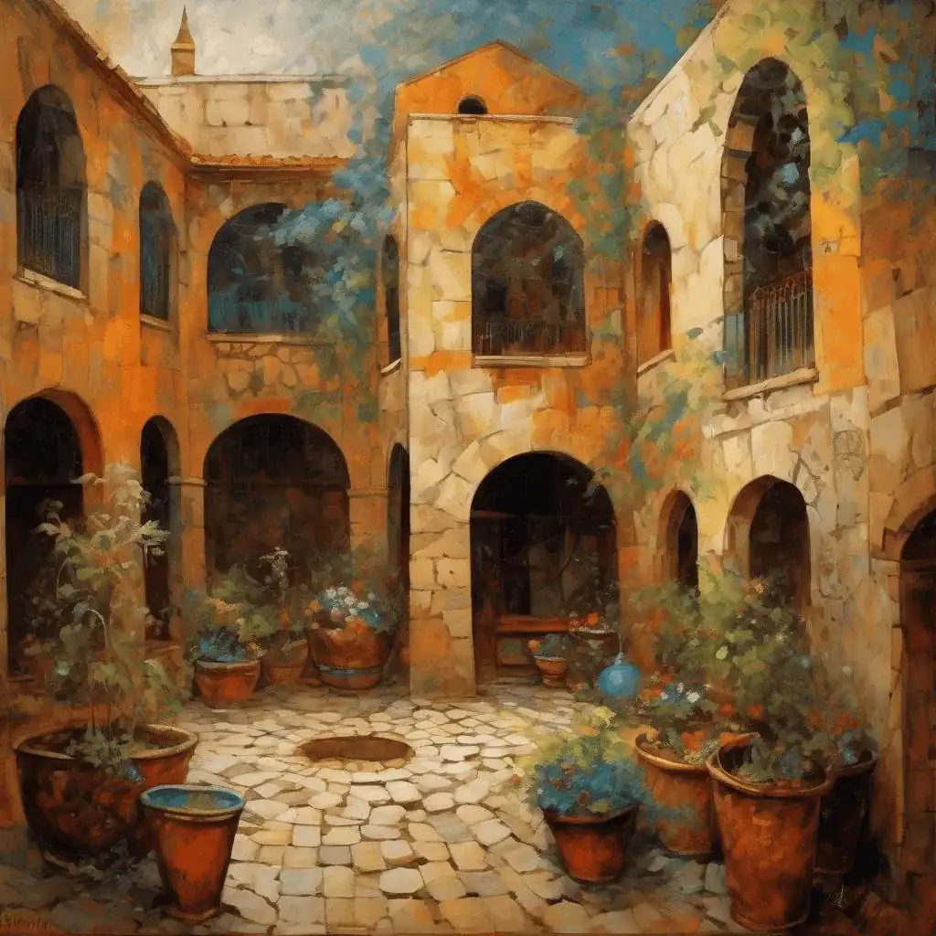 Courtyard in Nork – Gohar Fermanyan