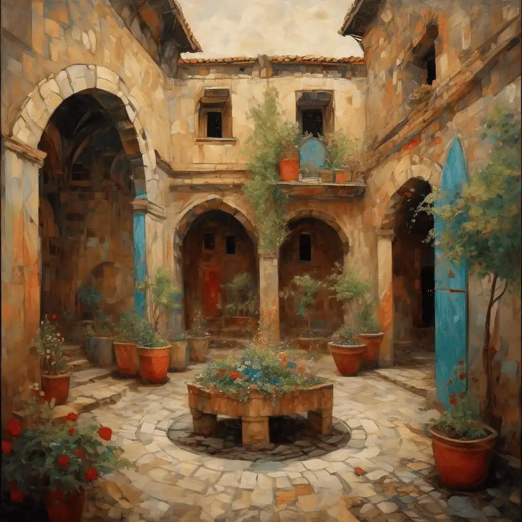 Courtyard in Nork – Gohar Fermanyan