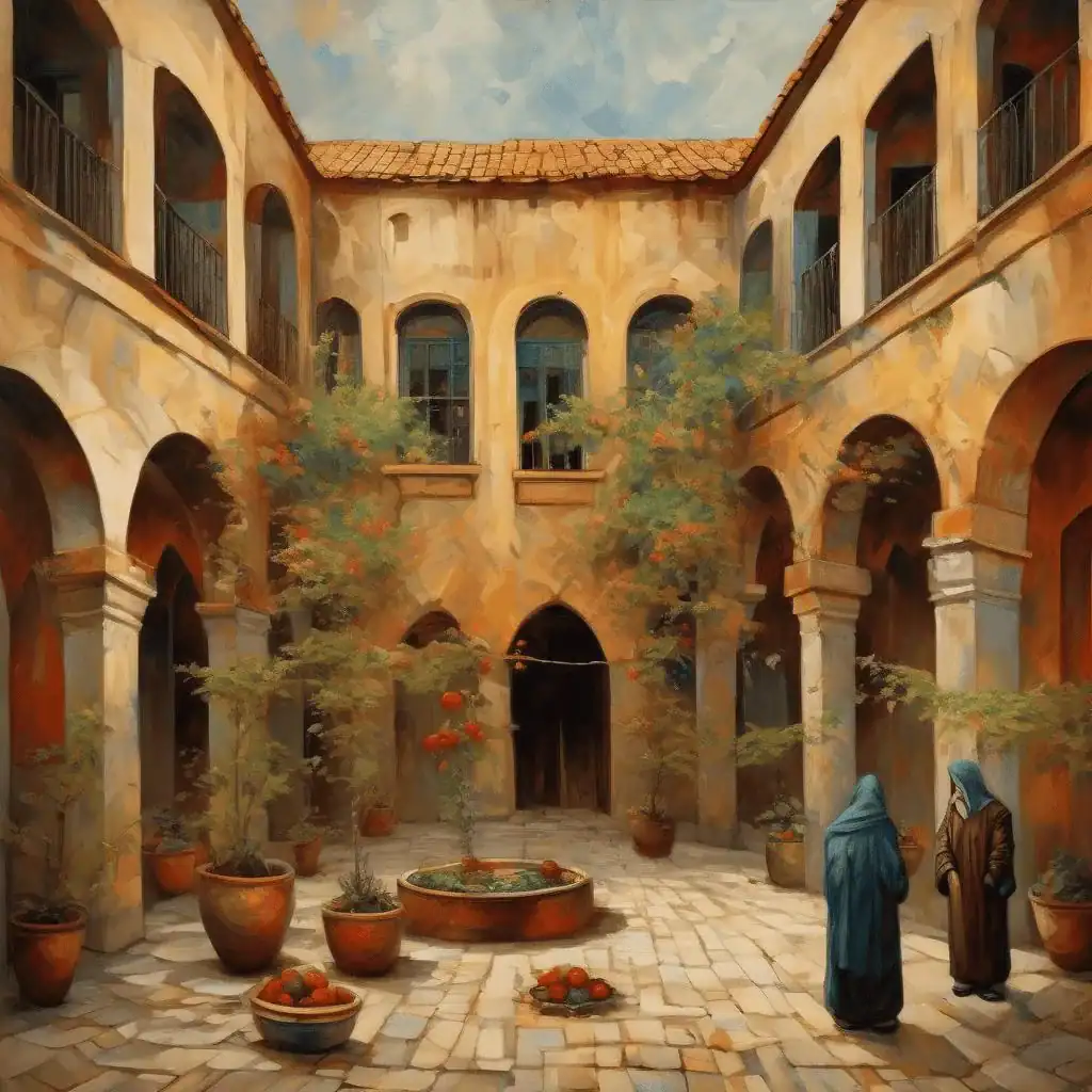 Courtyard in Nork – Gohar Fermanyan