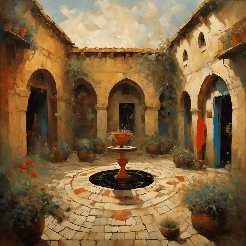 Courtyard in Nork – Gohar Fermanyan