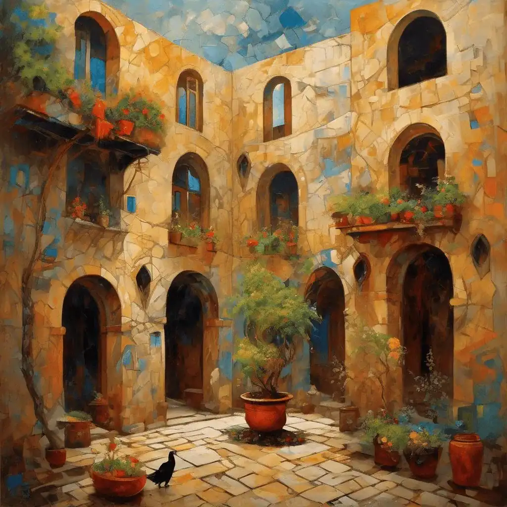 Courtyard in Nork – Gohar Fermanyan