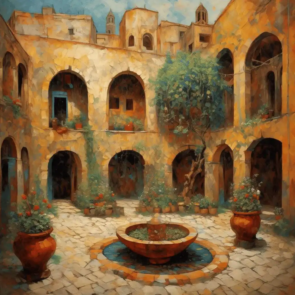 Courtyard in Nork – Gohar Fermanyan