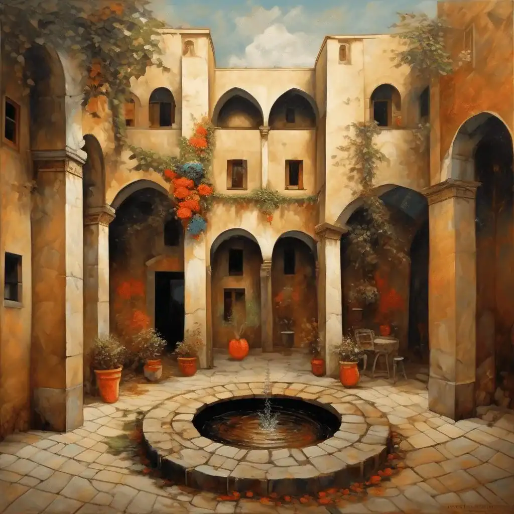 Courtyard in Nork – Gohar Fermanyan