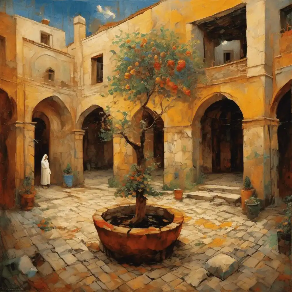 Courtyard in Nork – Gohar Fermanyan